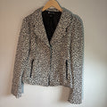 Valerie Bertinelli leopard print blazer Size Large