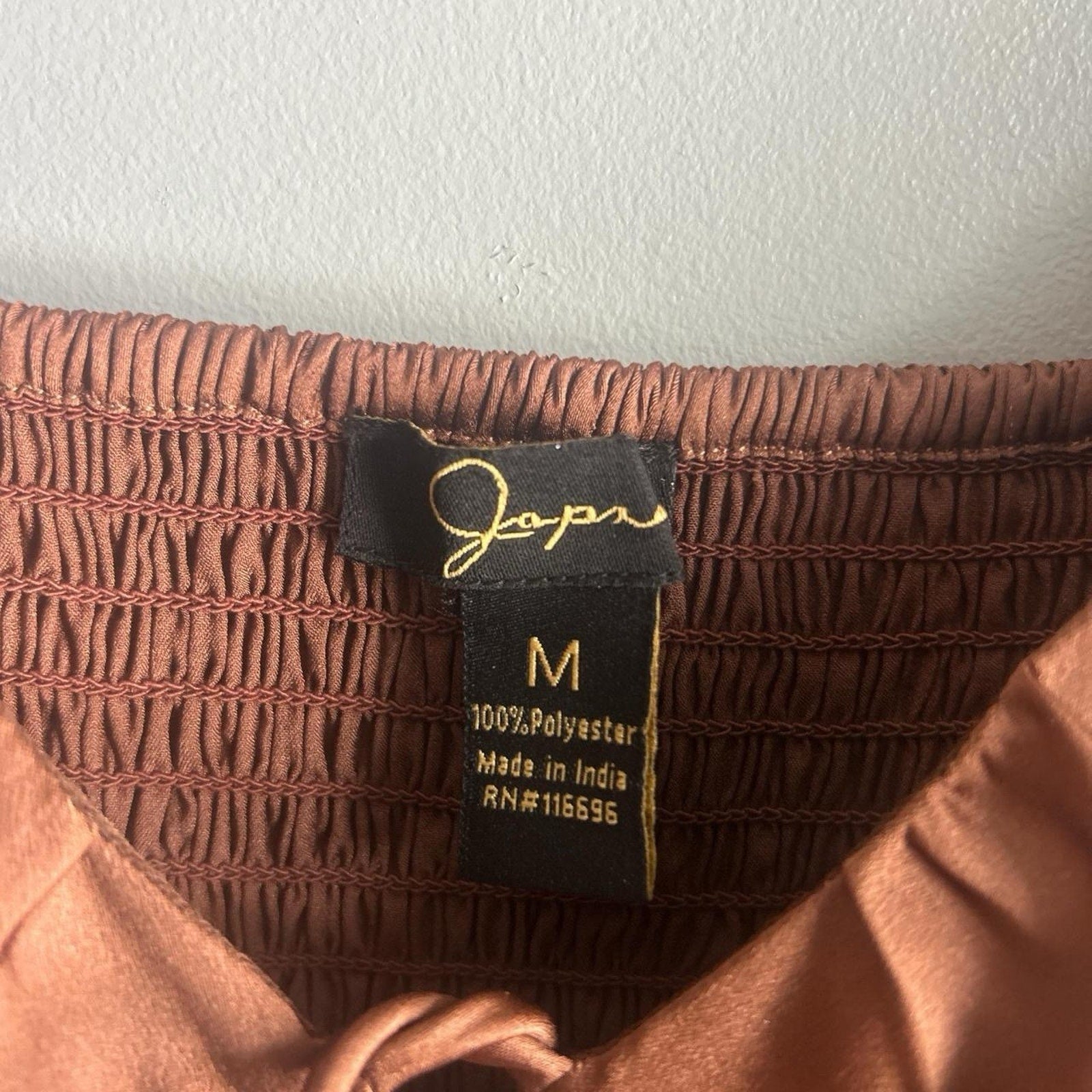 Brown Coffee, Espresso, Color Satin Women’s Dress Size Medium