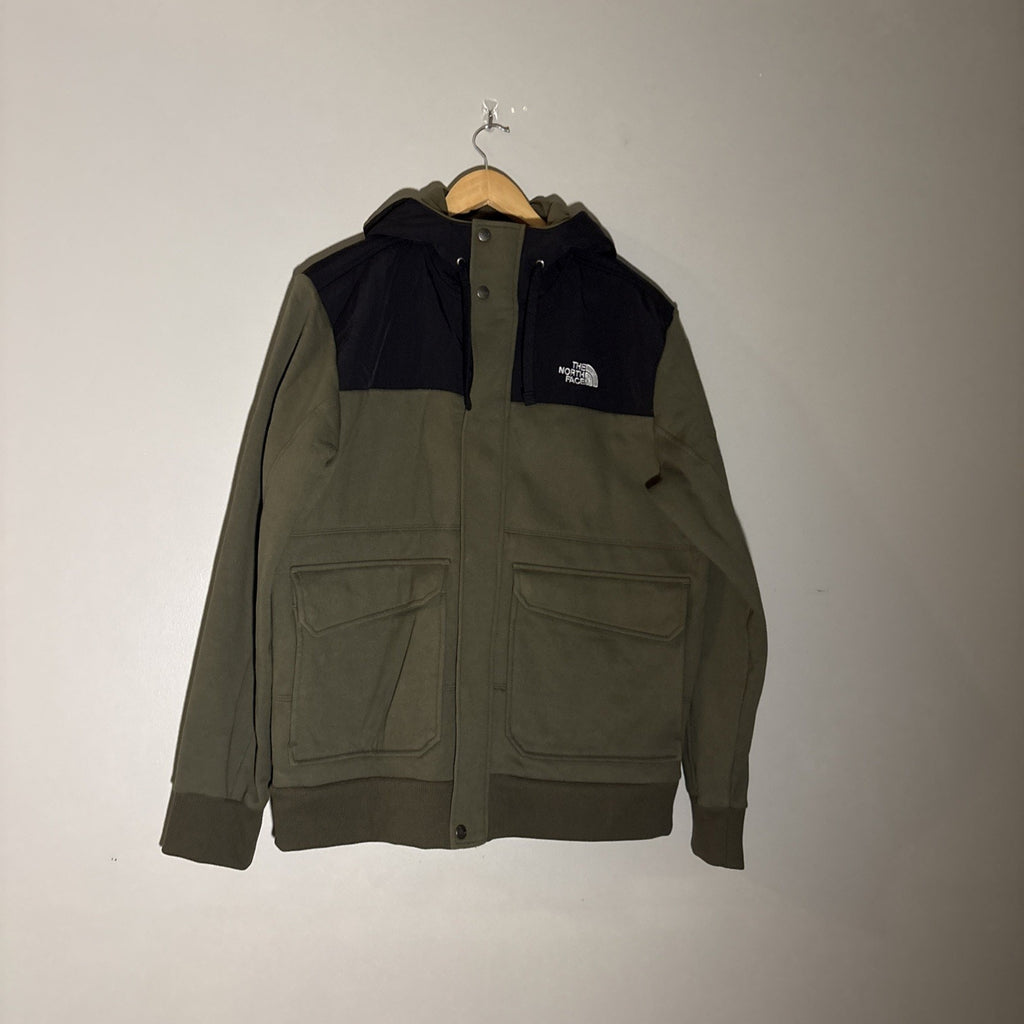 THE NORTH FACE Hoodie Mens L Rivington Full Zip Snap Fleece Sweatshirt Jacket
