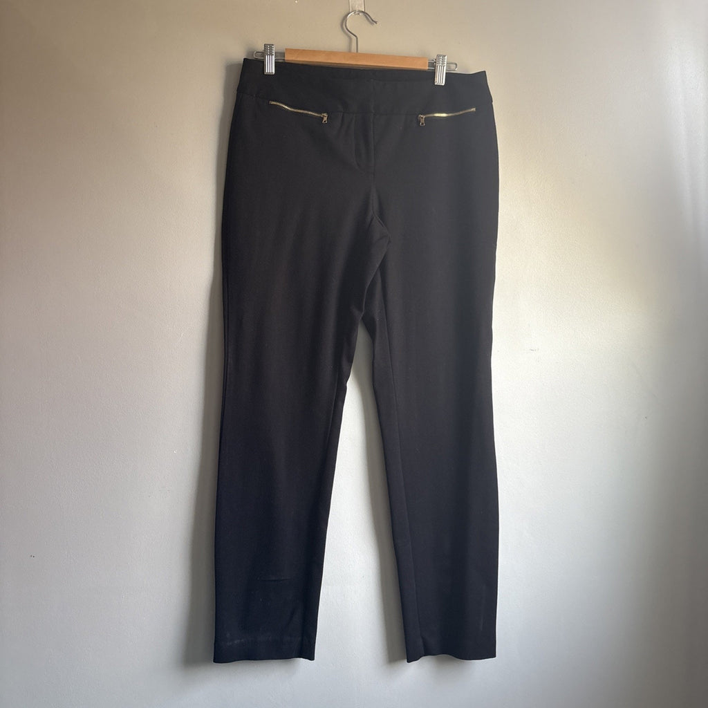 Alfani Navy Straight Leg Comfort Waist Dress Pants Women’s SZ 10