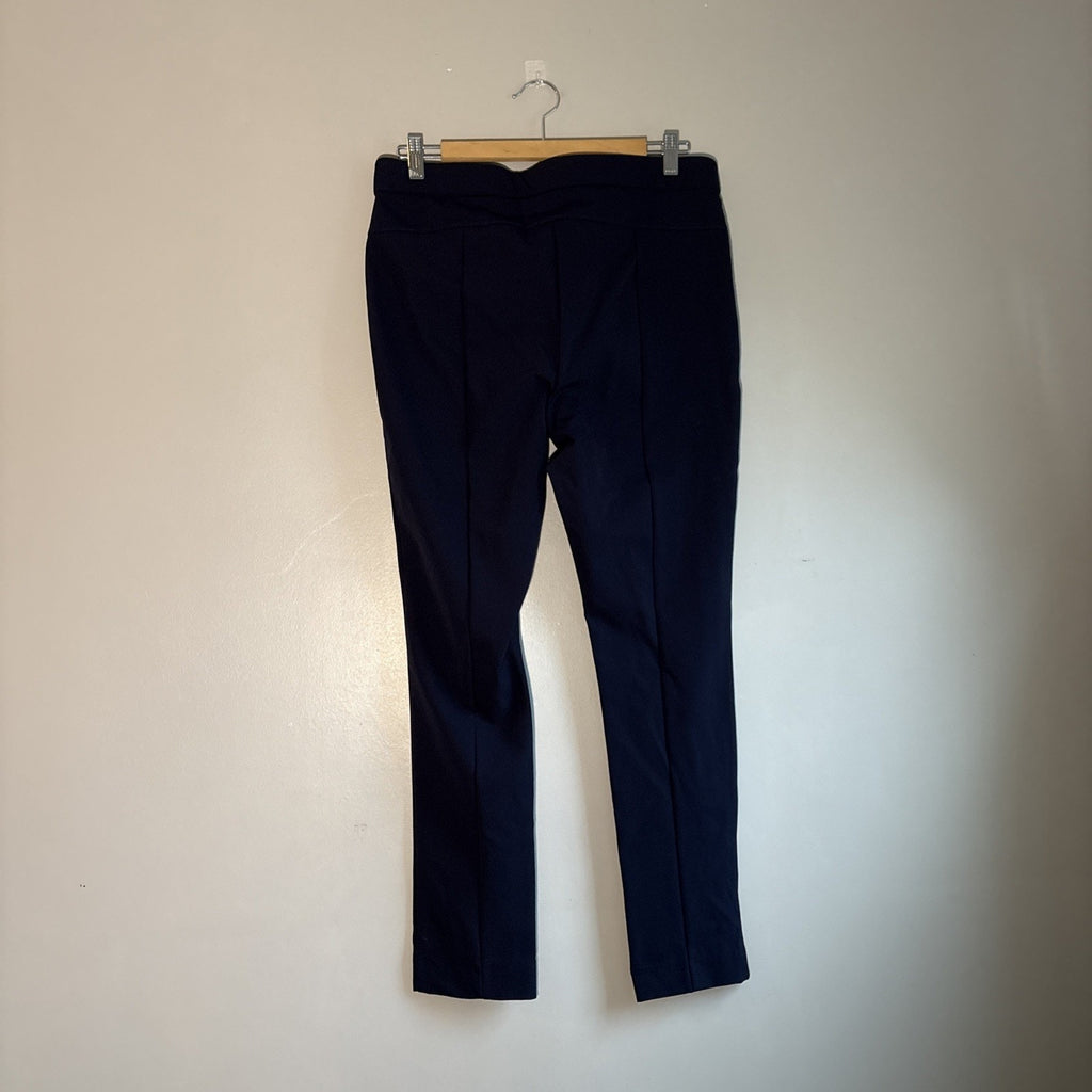 Women’s Calvin Klein Size Medium, Navy Blue Slim Dress Work Pants￼