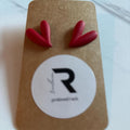 Red Heart Stud Earrings Valentine’s Day