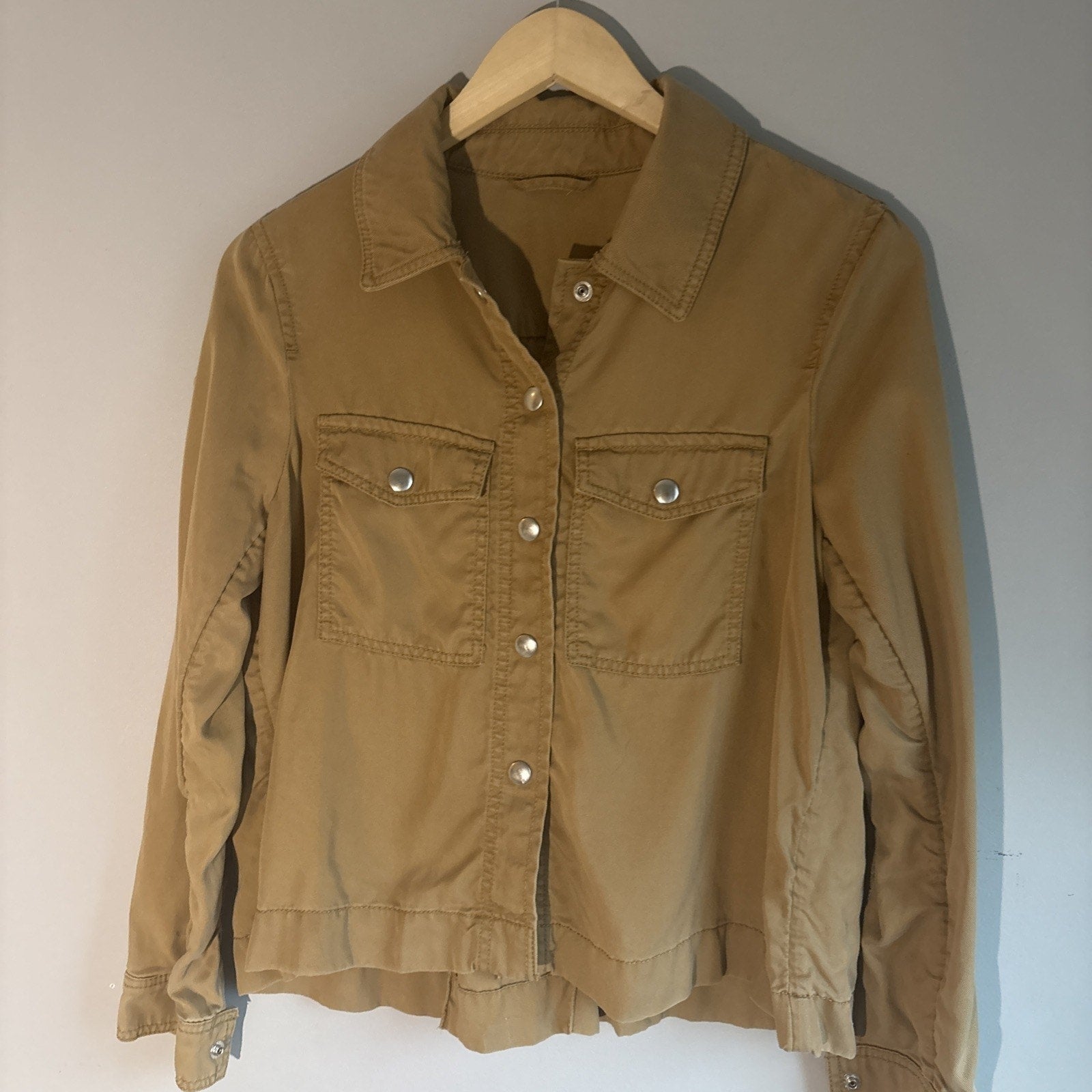Women’s Tan Brown Shirt/Jacket Shacket Size L