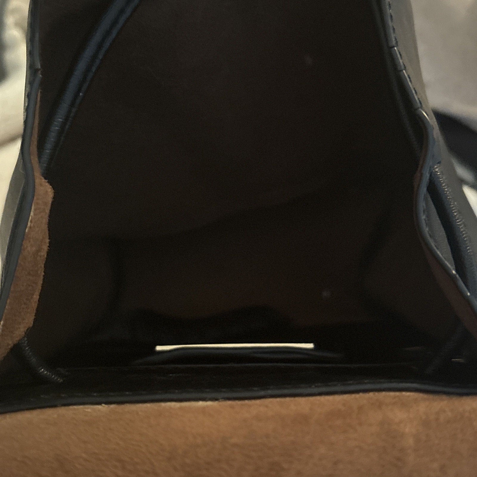 Street Level Front Flap Mini Black Vegan Leather Back Pack