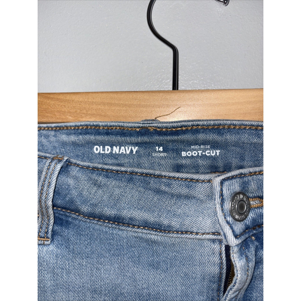 Old Navy Bootcut Light Wash Size 14 Stretchy Denim Jeans
