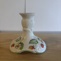Old Foley James Kent England Strawberry Candle Holder 3.3" tall x 3.4" x 3.5"