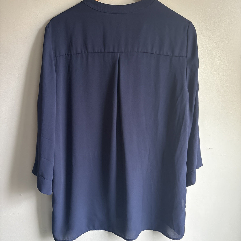 Alice Collection Size M Navy Blue Tunic Top size L Blouse Women