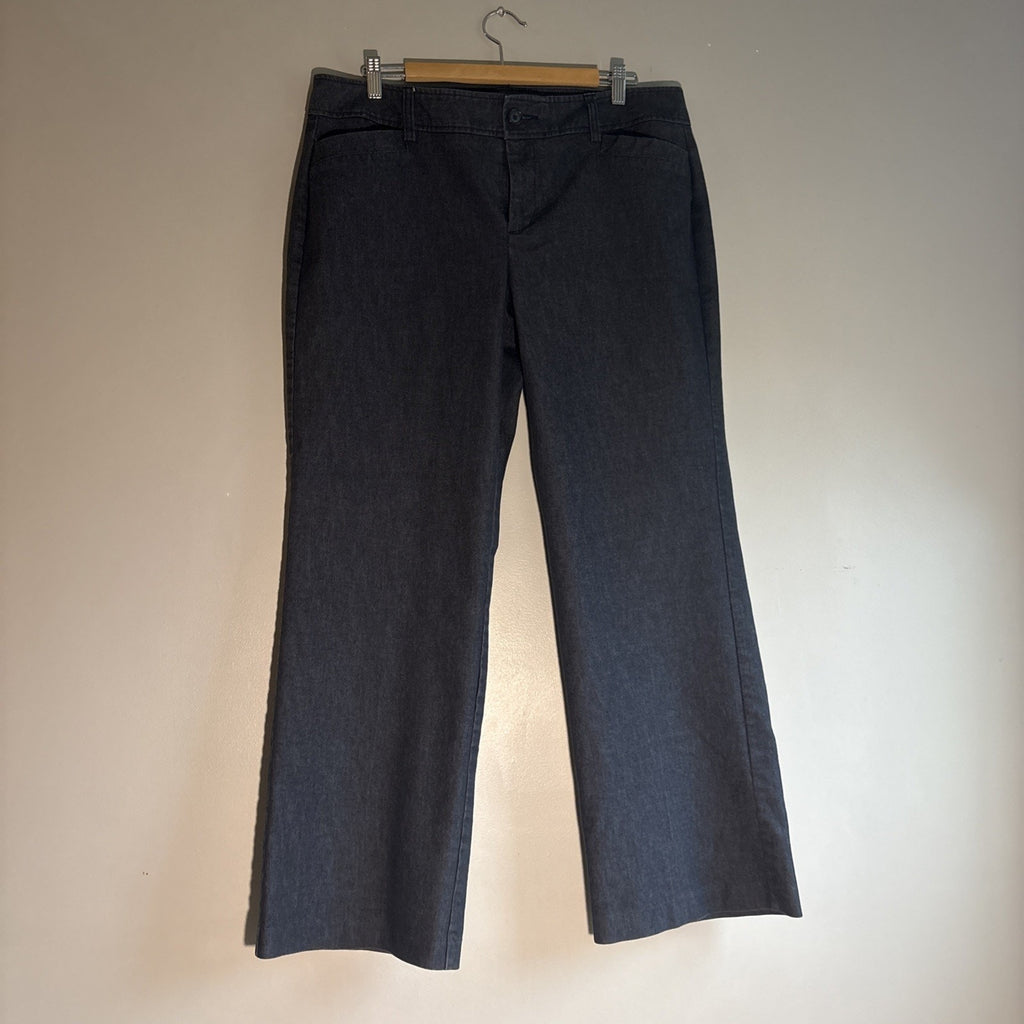 G.H. Bass Dark Navy Blue Womens Dress Jeans Size 16 30” length