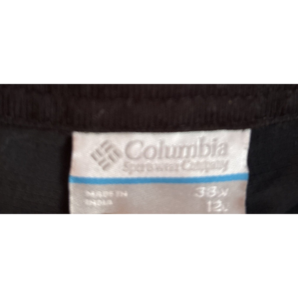 Columbia Sportswear Shorts Men's size 38 Black Casual Outdoors Hiking