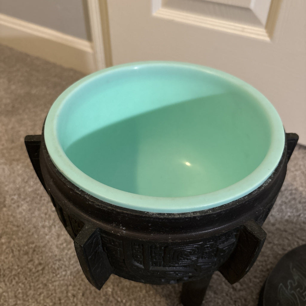 Bronze Tripod Vessel James Mont Style Taiwan Cast Ice Bucket