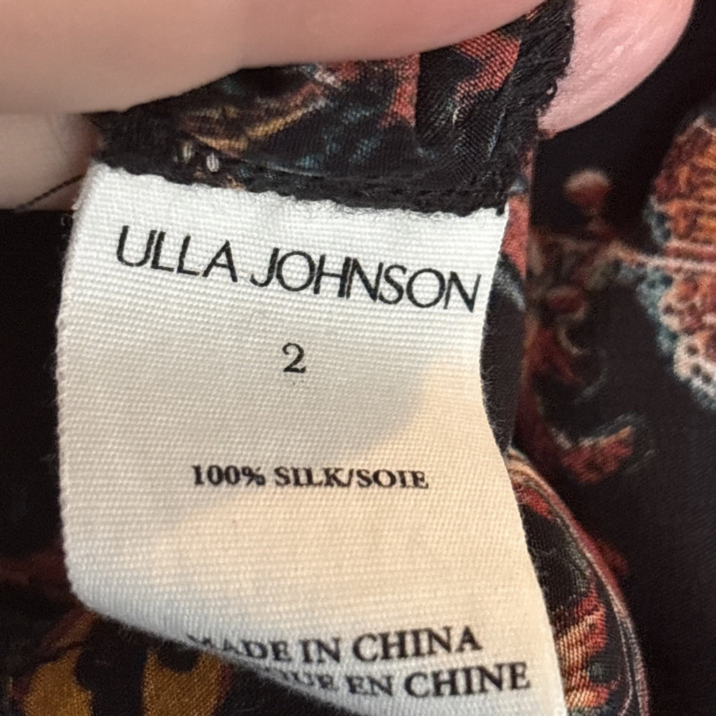 Ulla Johnson Renata 100% silk Dress Size 2