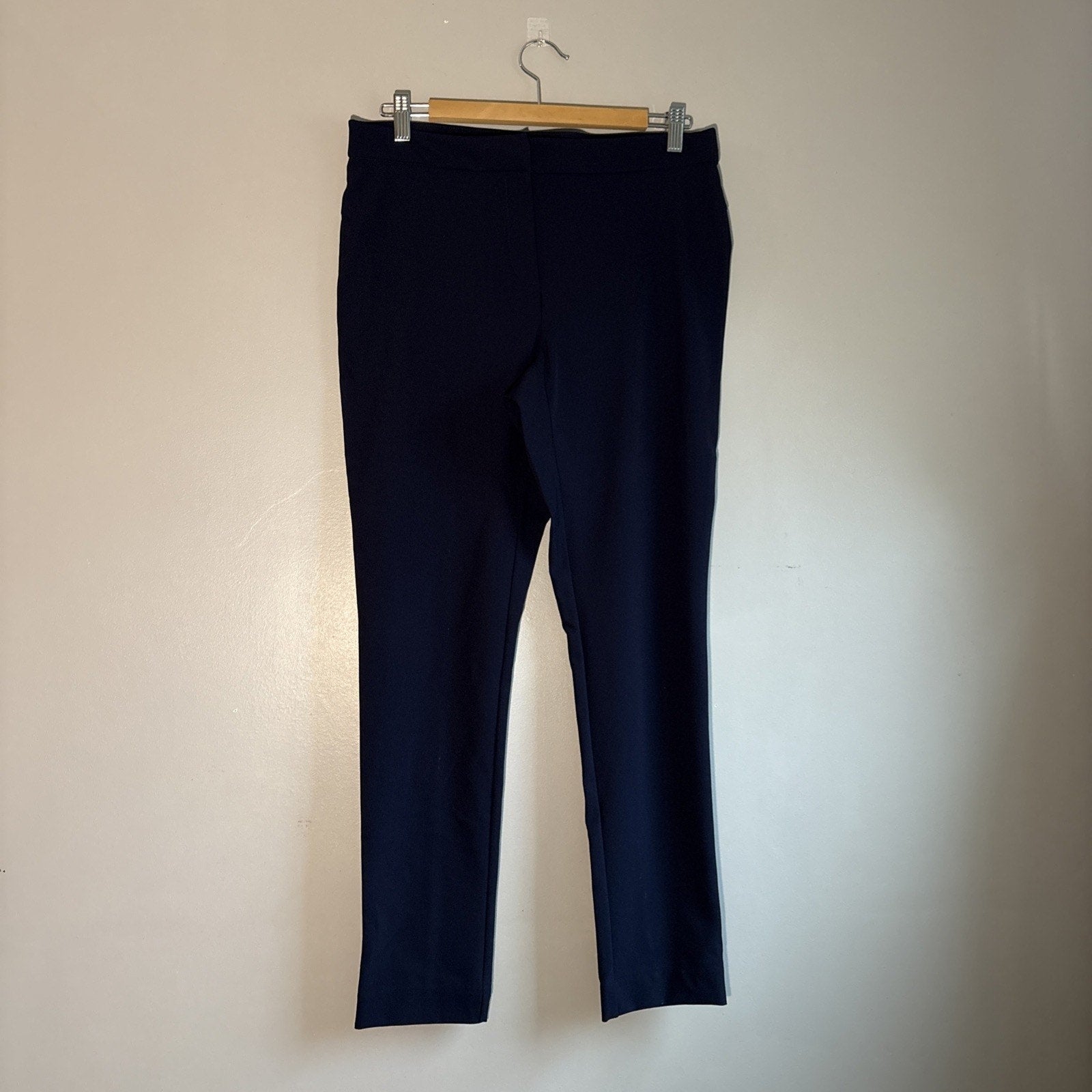 Women’s Calvin Klein Size Medium, Navy Blue Slim Dress Work Pants￼