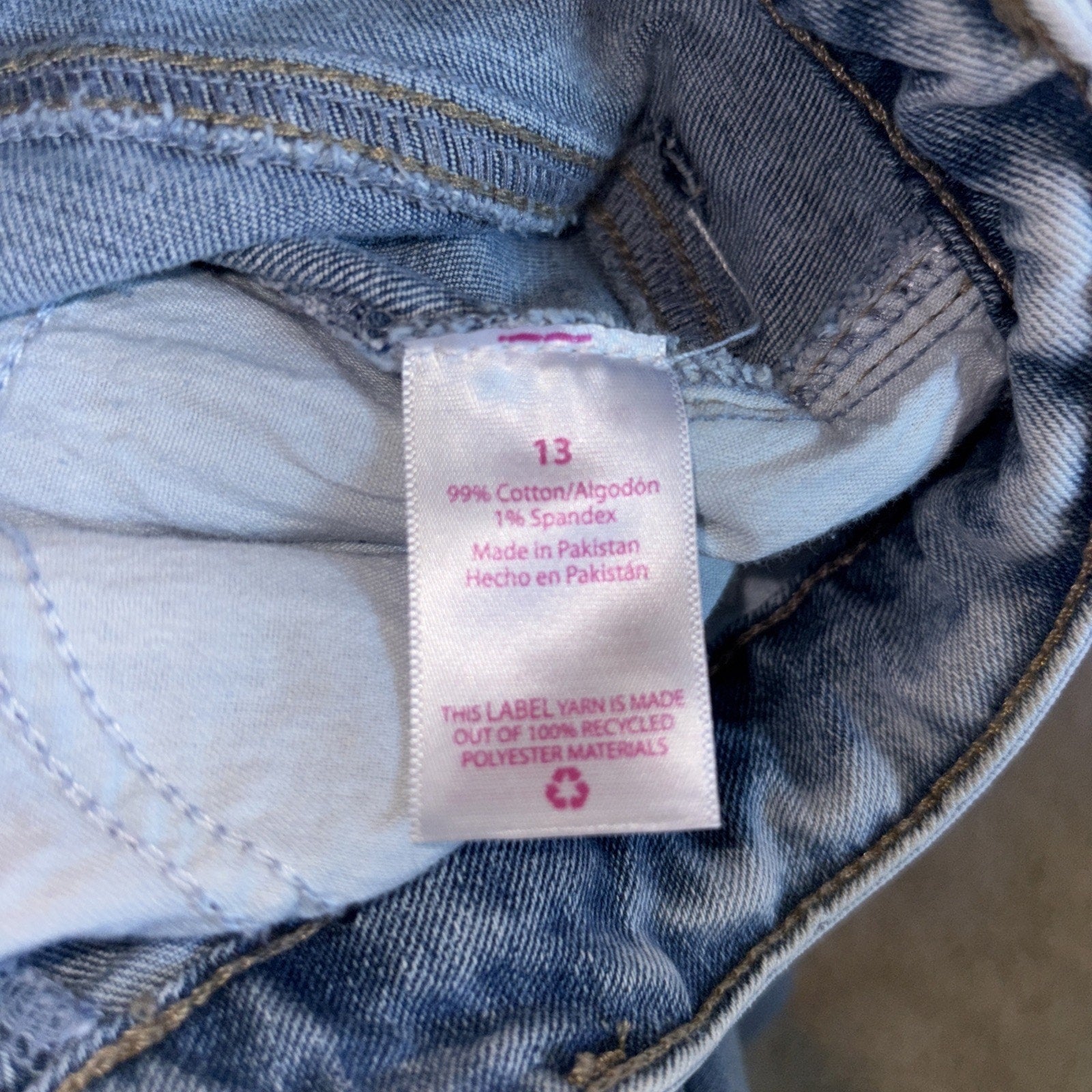 Straight Leg Jeans Women’s Size 13 Ripped Distressed