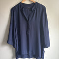 Alice Collection Size M Navy Blue Tunic Top size L Blouse Women