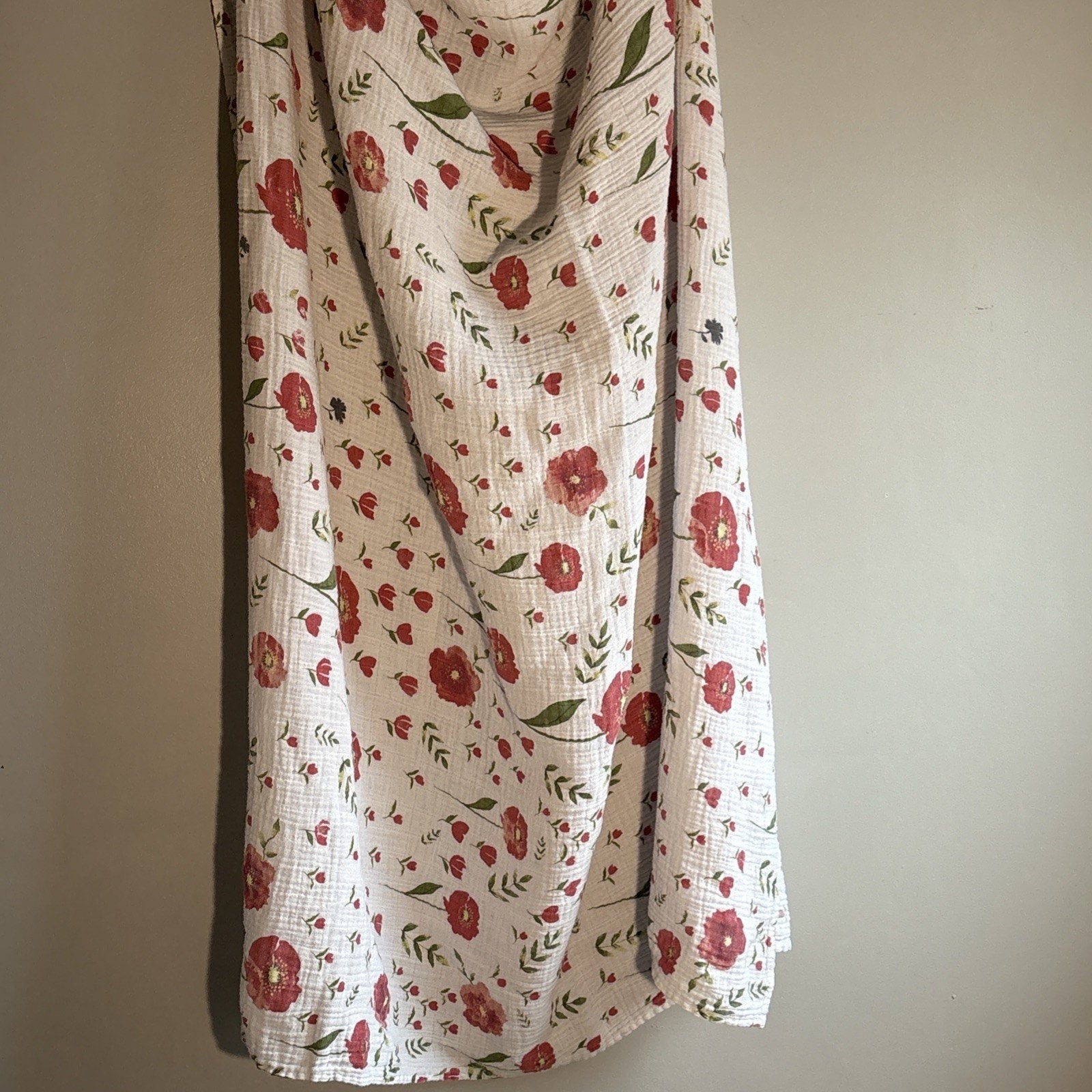Little Unicorn Flowers Baby Muslin Swaddle Blanket Infant Girls