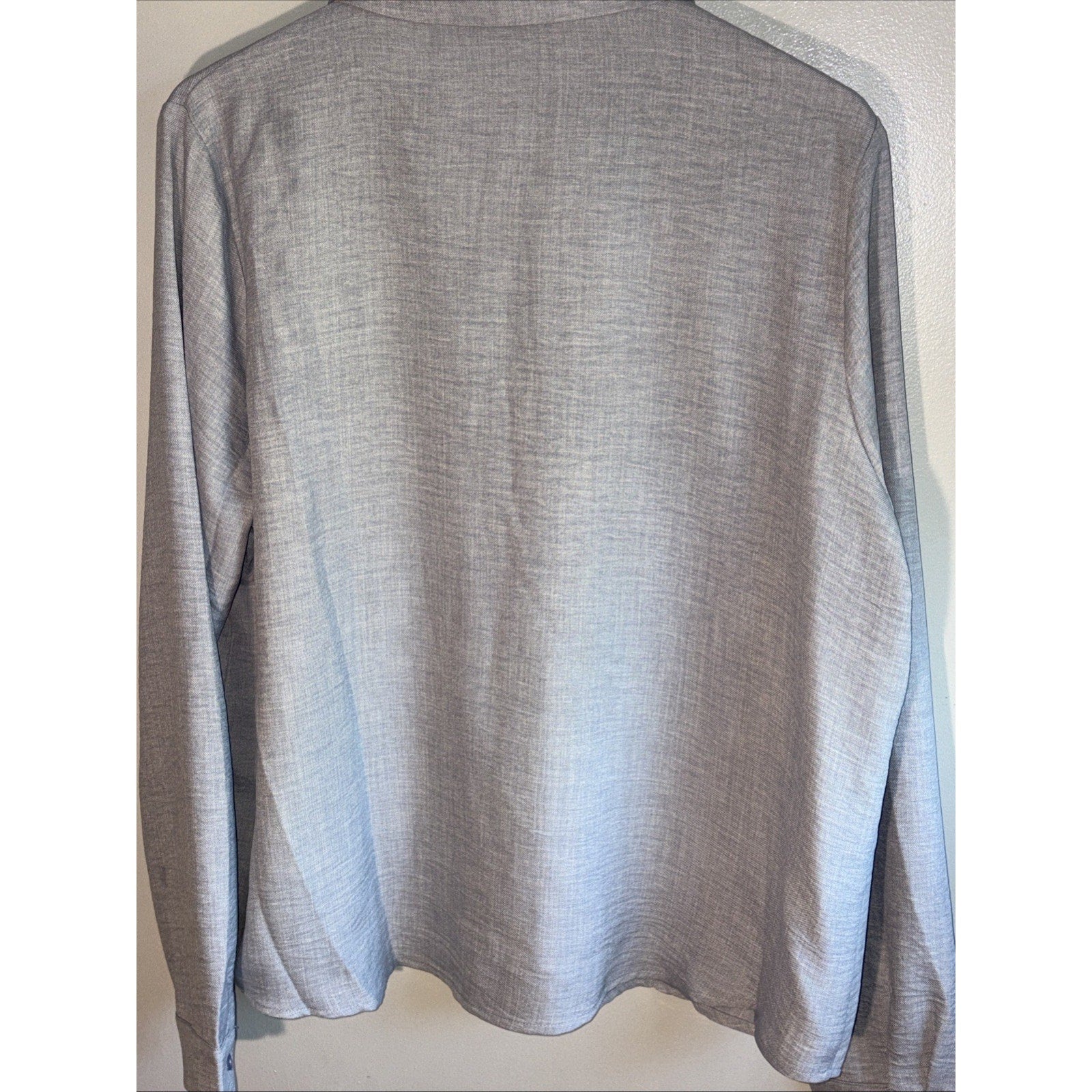 Baltic Born Collard Women’s Dress Shirt Size L Long Sleeve Light Blue