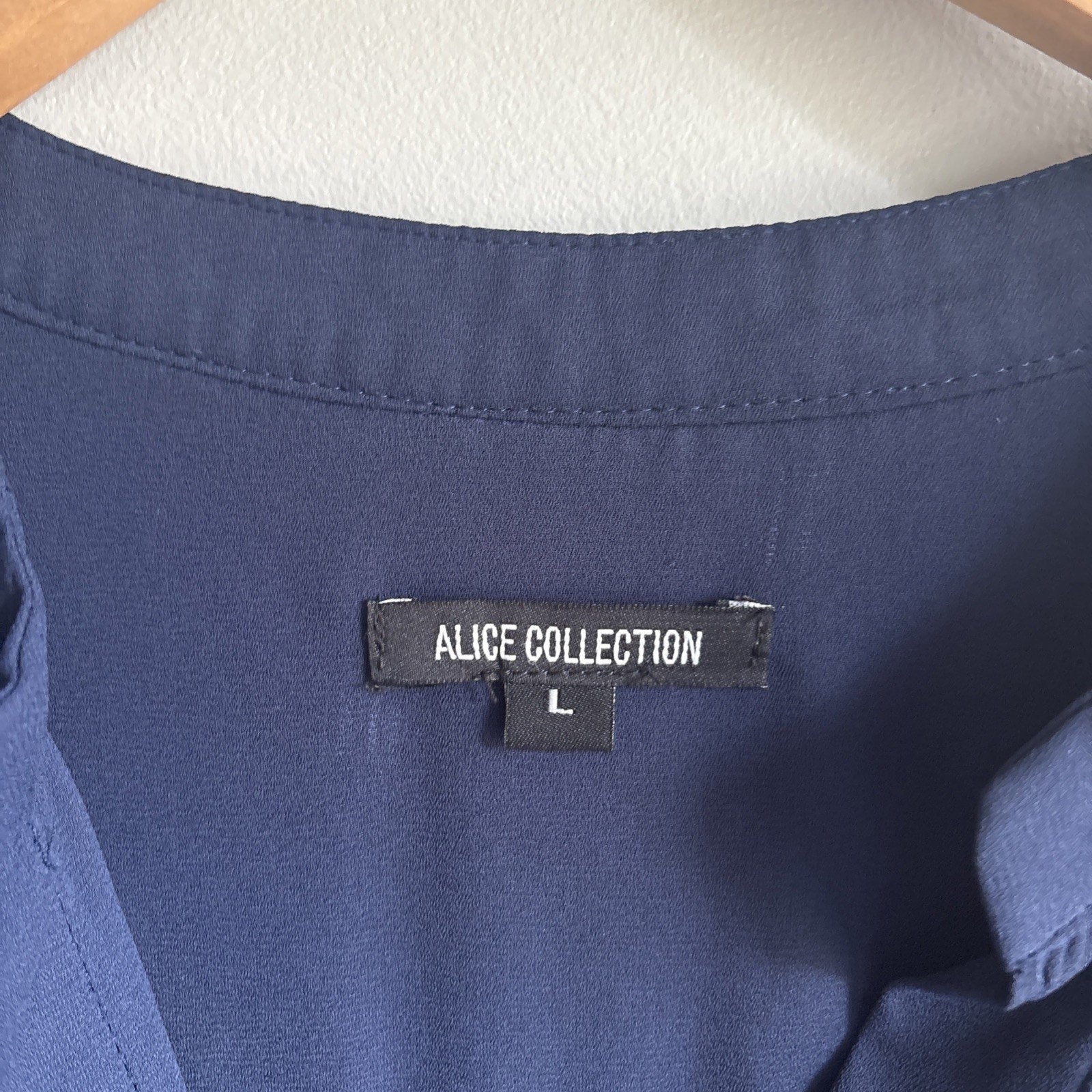 Alice Collection Size M Navy Blue Tunic Top size L Blouse Women