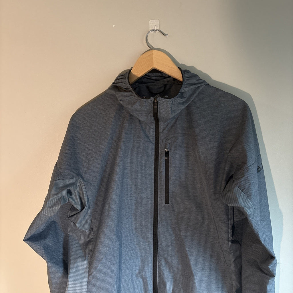 Adidas Terrex Kids/Teen Running Windbreaker Jacket Slate Blue Size L 16/18