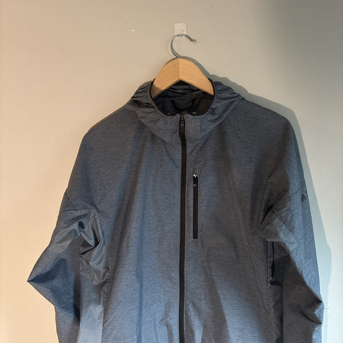 Adidas Terrex Kids/Teen Running Windbreaker Jacket Slate Blue Size L 16/18