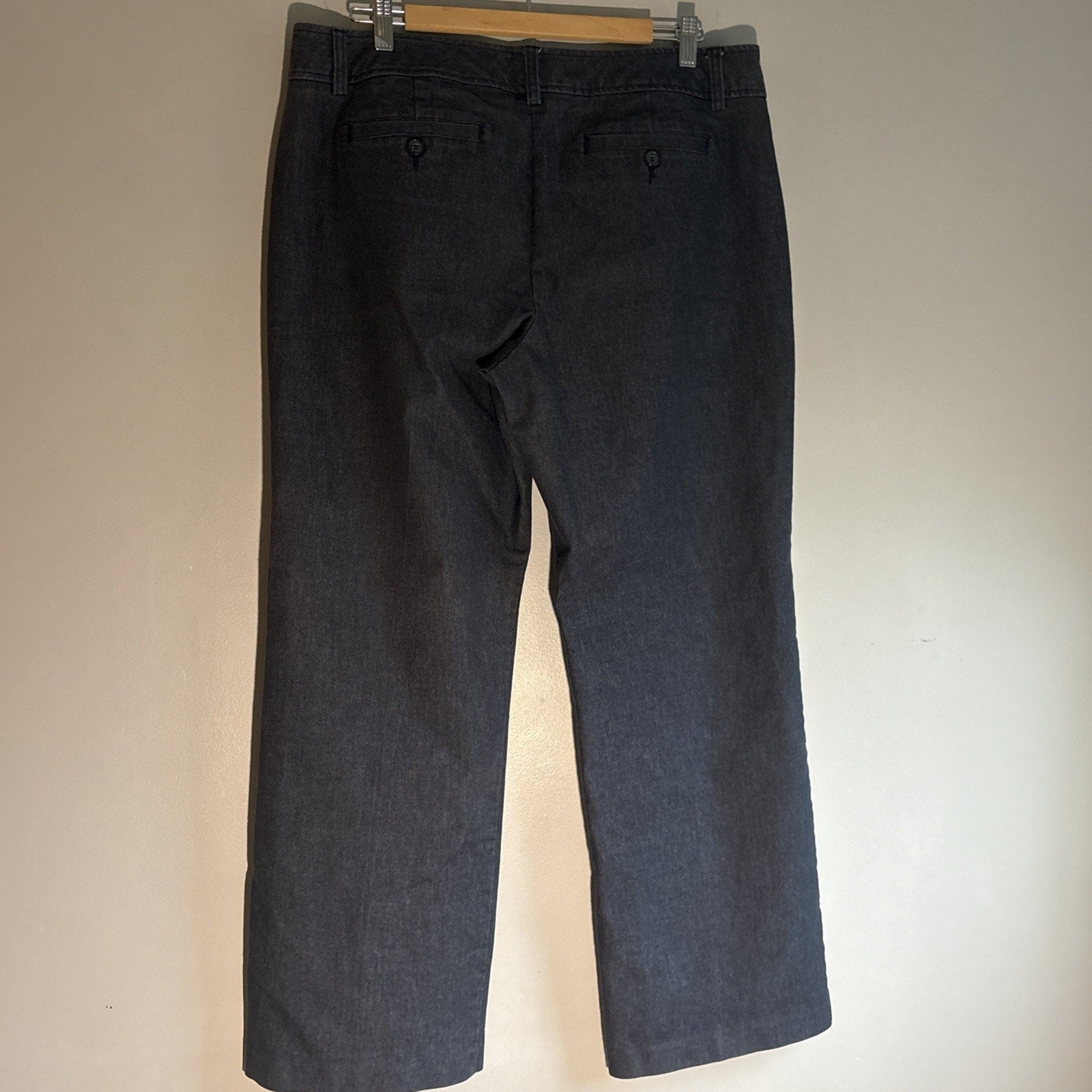 G.H. Bass Dark Navy Blue Womens Dress Jeans Size 16 30” length