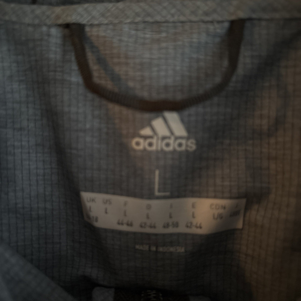 Adidas Terrex Kids/Teen Running Windbreaker Jacket Slate Blue Size L 16/18