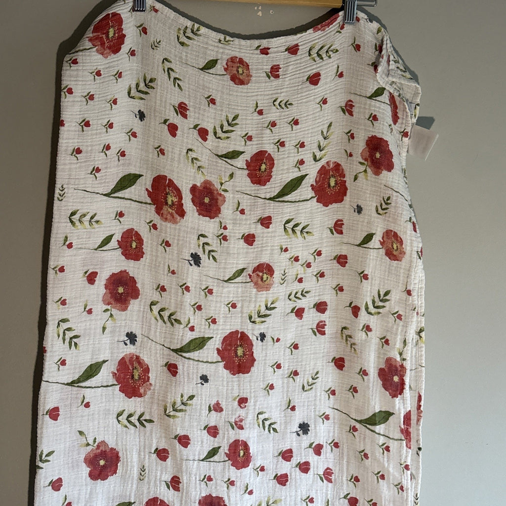 Little Unicorn Flowers Baby Muslin Swaddle Blanket Infant Girls