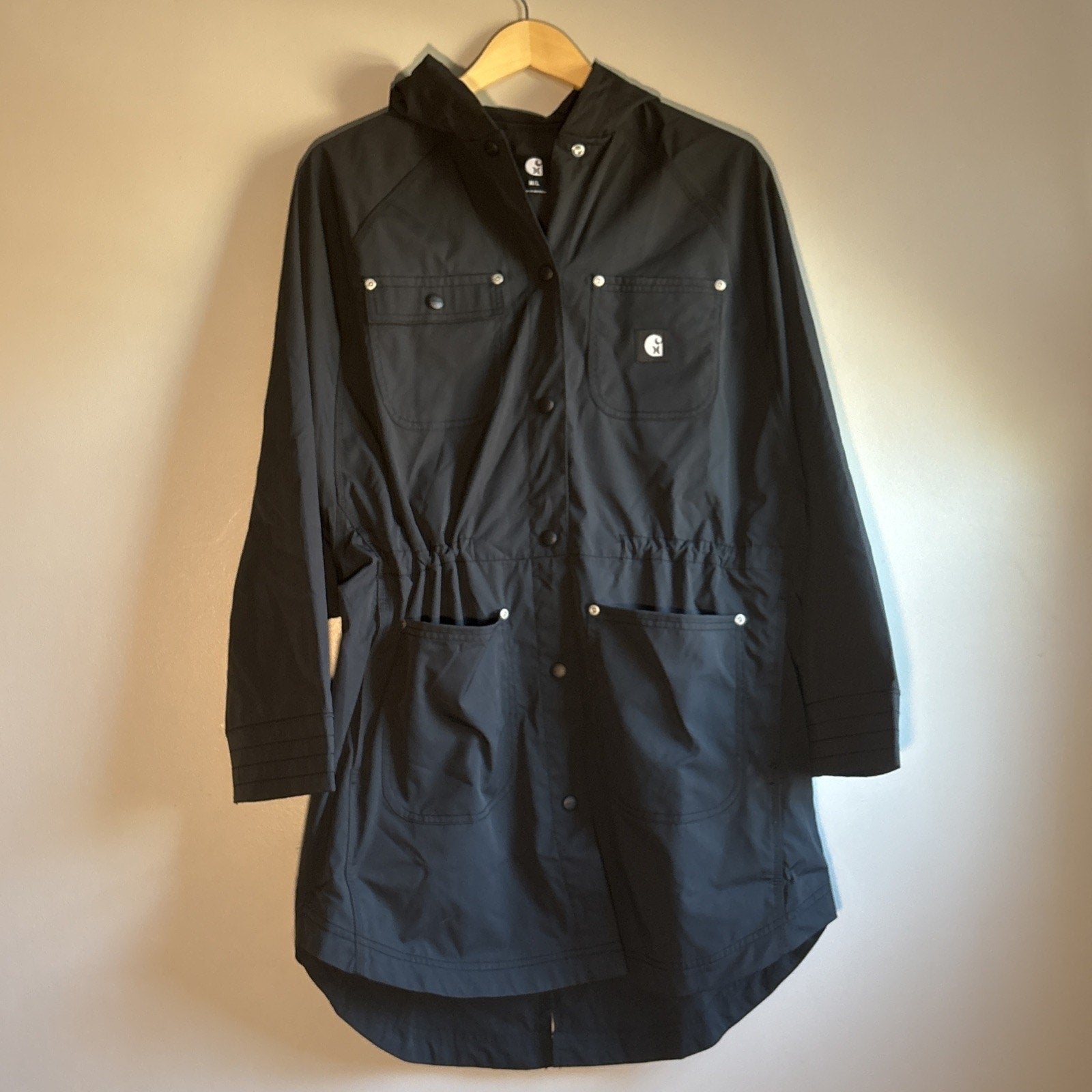 Hurley x Carhartt Phantom Durable Water Repellent Hooded Jacket Black M/L