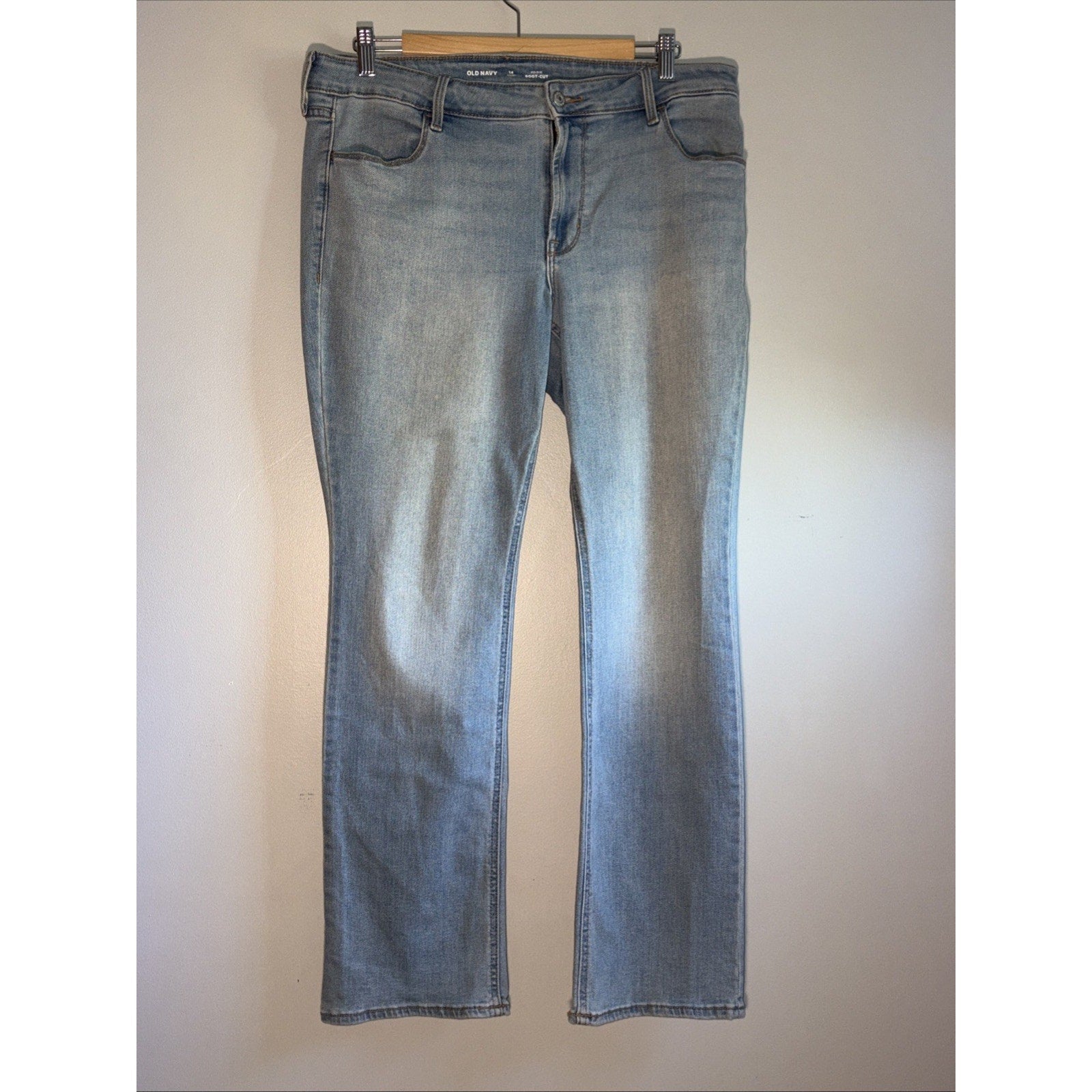 Old Navy Bootcut Light Wash Size 14 Stretchy Denim Jeans
