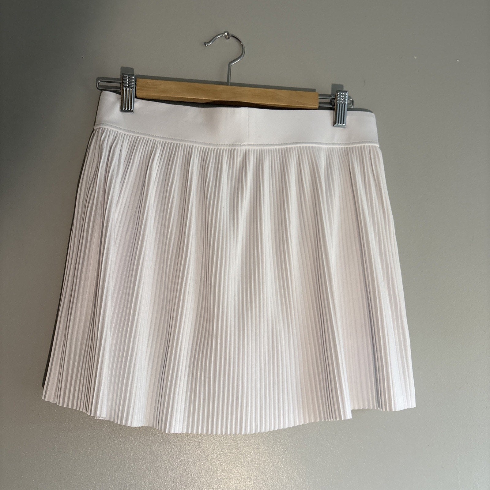 Kyodan Women's White Pleated Stretch Athletic Tennis Golf Skort Size M