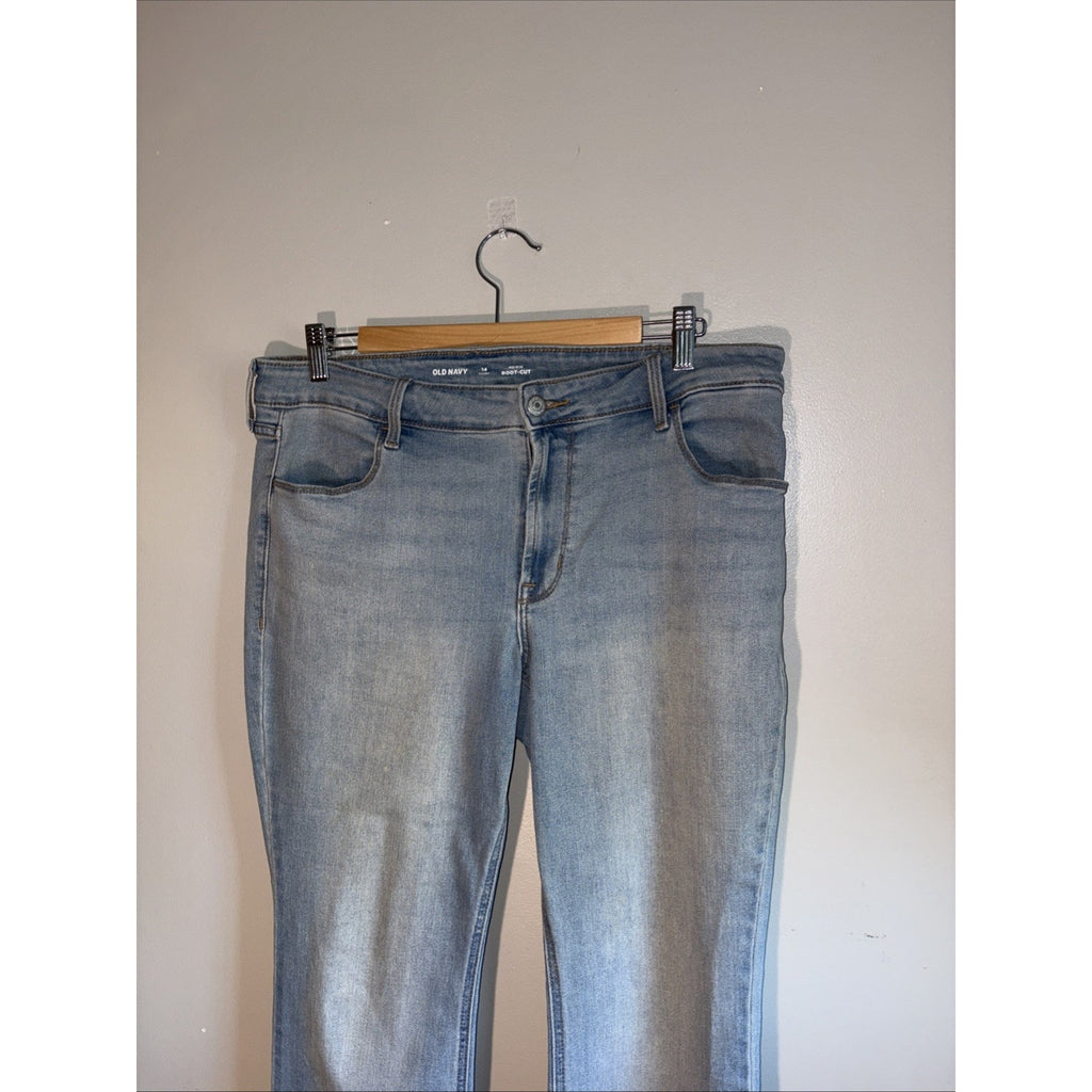 Old Navy Bootcut Light Wash Size 14 Stretchy Denim Jeans