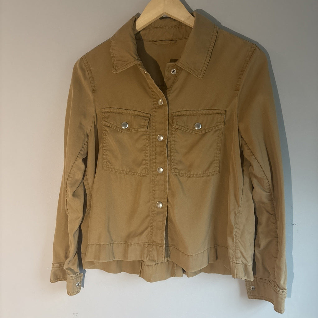 Women’s Tan Brown Shirt/Jacket Shacket Size L