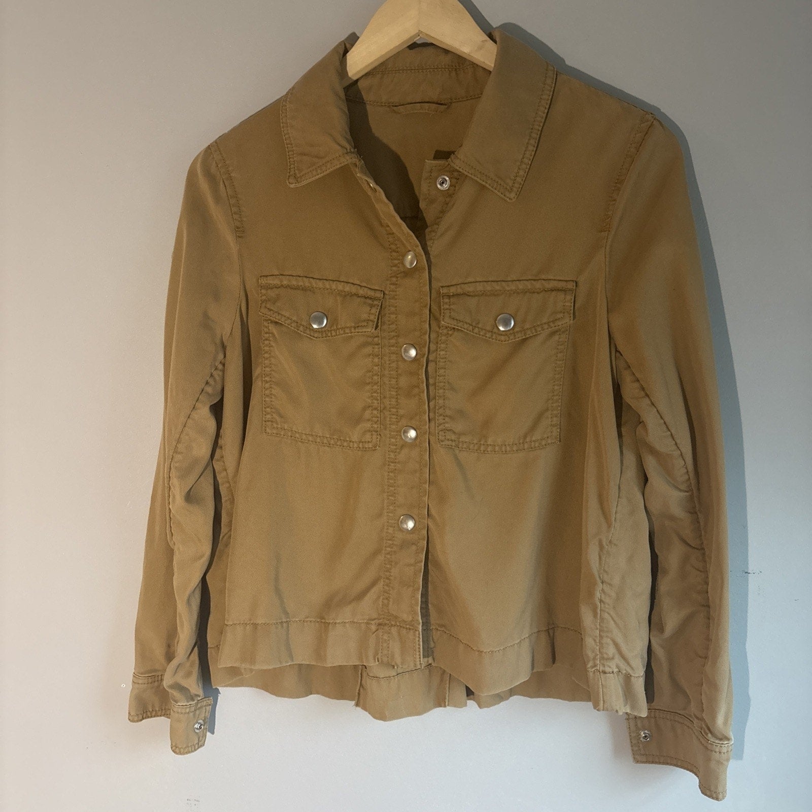 Women’s Tan Brown Shirt/Jacket Shacket Size L