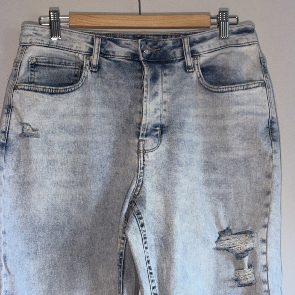Straight Leg Jeans Women’s Size 13 Ripped Distressed