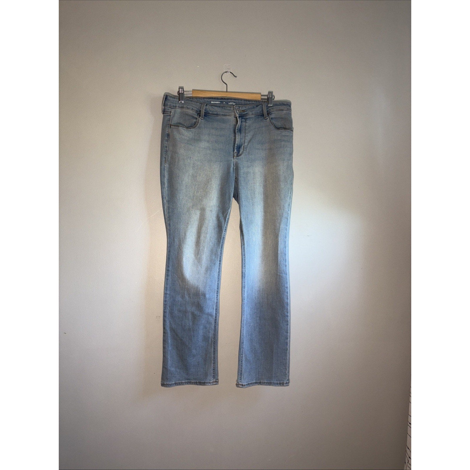 Old Navy Bootcut Light Wash Size 14 Stretchy Denim Jeans