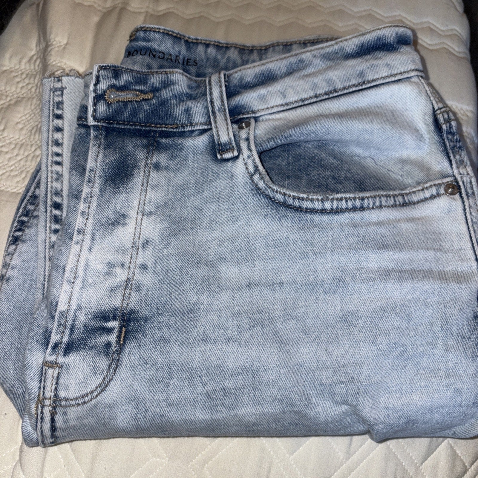 Straight Leg Jeans Women’s Size 13 Ripped Distressed
